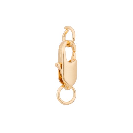 1PC Gold Hook End Clasp, Bracelet End Cap, Tips, Beading Clasp, Bracelet Supplies, Necklace Clasp, Bracelet Finding for Jewelry Making K-083
