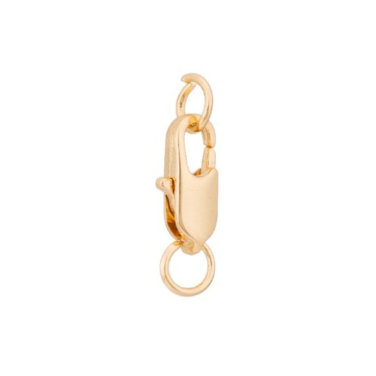1PC Gold Hook End Clasp, Bracelet End Cap, Tips, Beading Clasp, Bracelet Supplies, Necklace Clasp, Bracelet Finding for Jewelry Making K-083