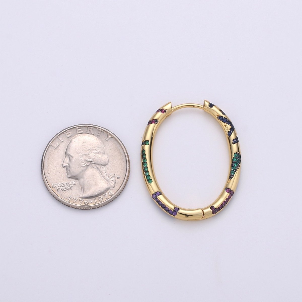 Gold Hoop Earrings, Dainty Hoop Earrings, Gold Hoops Minimalist Earrings, Gold Earrings, Chunky Hoop Earrings, gifts for her K-529