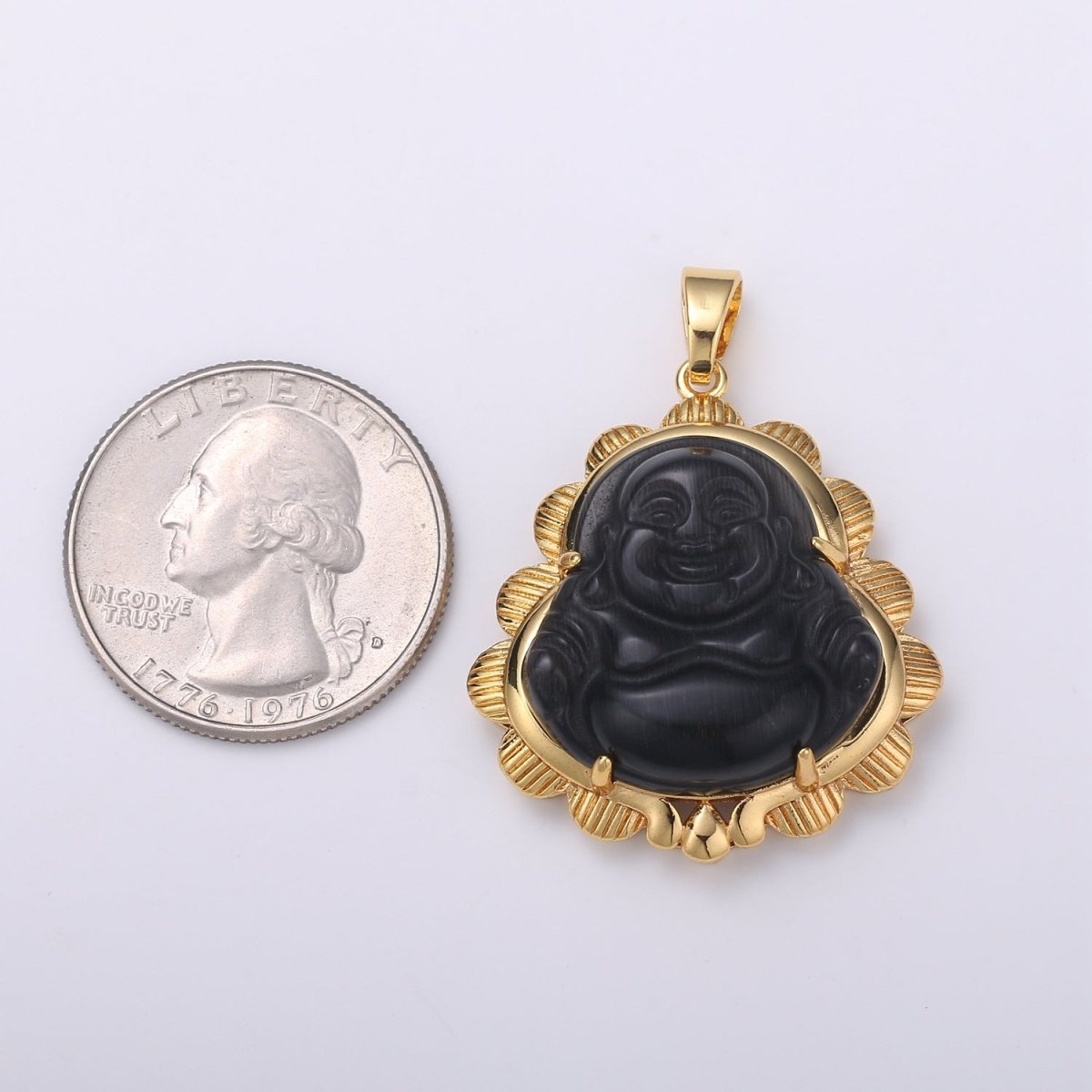 Gold Jade Buddha Pendant Colorful Buddha Jade Gold Filled Pendants AH-269~AH-280