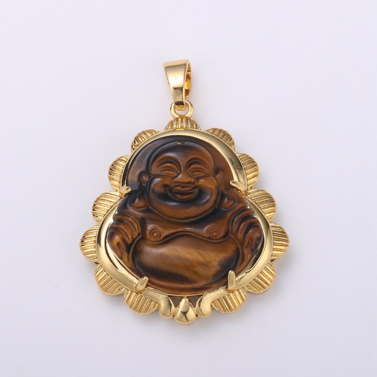 Gold Jade Buddha Pendant Colorful Buddha Jade Gold Filled Pendants AH-269~AH-280