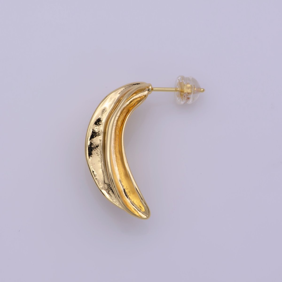 Gold Leaf Stud Earring, Leaf Shaped Earrings, delicate earrings, Tiny leaf studs, Minimalist studs T-240