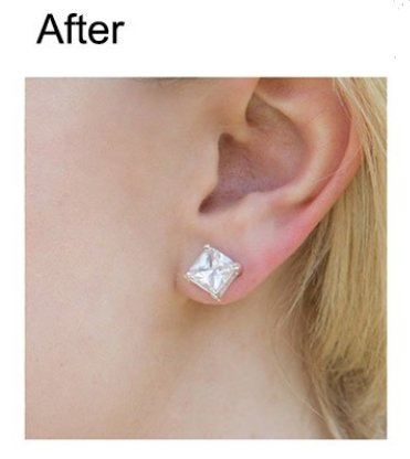 Gold "Love" Script Engraved Heart Earring Back Lifter Stabilizer Supply | Z-358