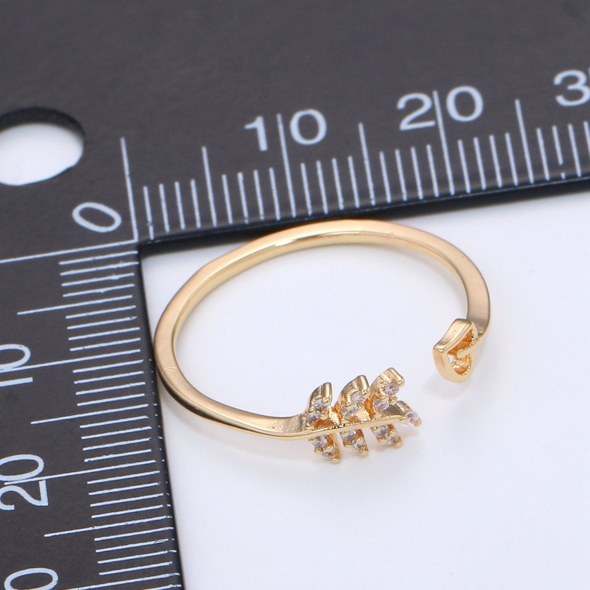 Gold Olive Ring, Minimalist Ring, Tree Branch Open Ring, Stackable Ring Thin Gold Ring Olive Branch Ring adjustable ring R-074