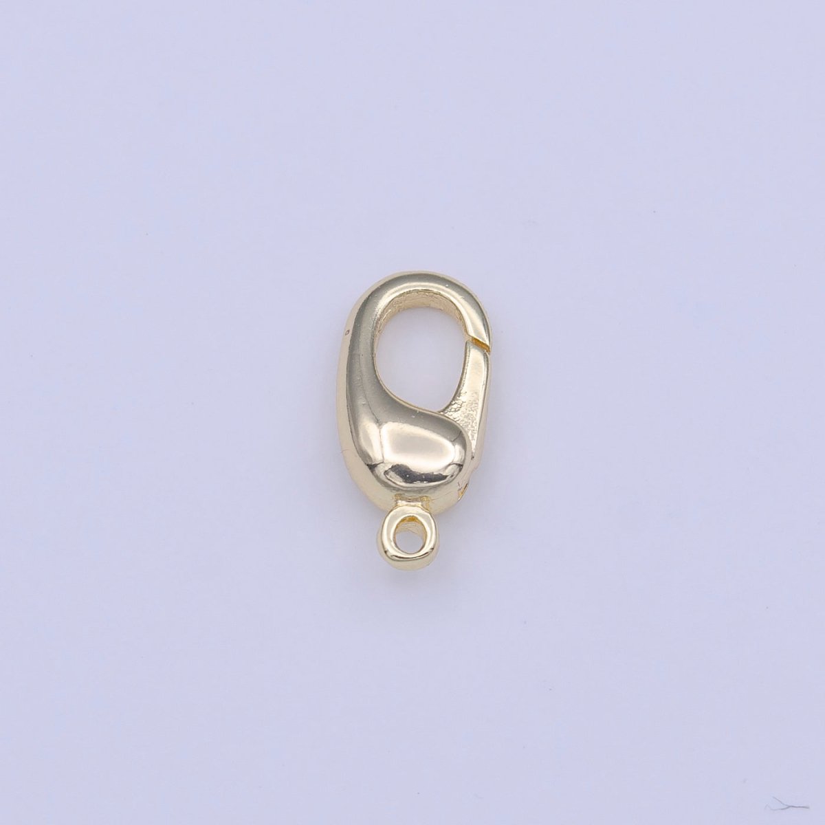 OS Gold Rectangular Snap Hook Push Gate Lobster Clasps Jewelry Supply | K-274
