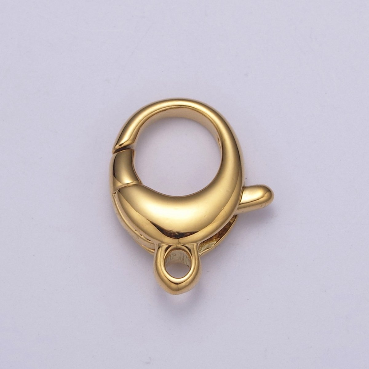 Gold / Silver Lobster Clasps - Oval Style in 24k Gold Filled L-594 L-595