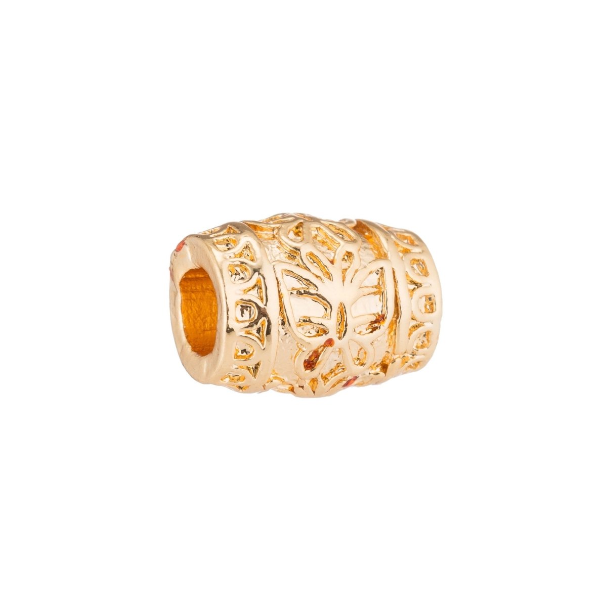 Gold Spacer, Golden Butterfly, Swirl, Drum, DIY, Craft, Bracelet Charm Bead Spacer Connector Pendant Finding For Jewelry Making B-125