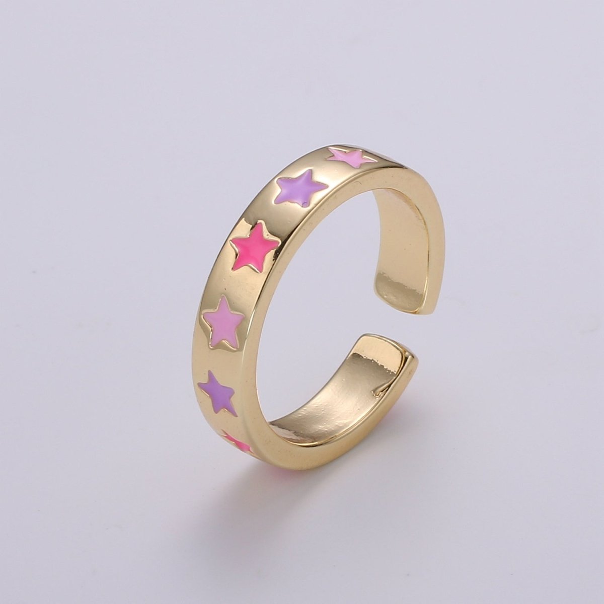 Gold Star Ring, Celestial Ring, Open Ring Adjustable Dainty Gold Stacking Ring Minimalist Twinkle Ring for Friendship Jewelry Birthday gift