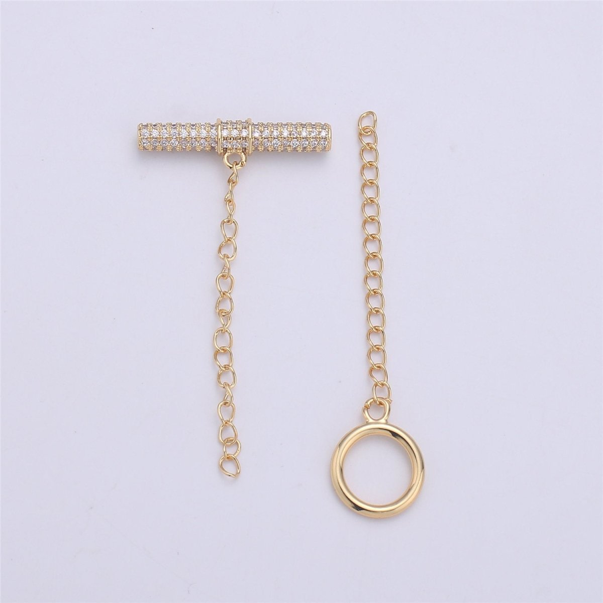 Gold Toggle Clasp Micro paved CZ Micro Pave Clasp for Beading, bracelet/necklace/Jewelry supplies gold, silver , black gold chain extender K-500 K-501