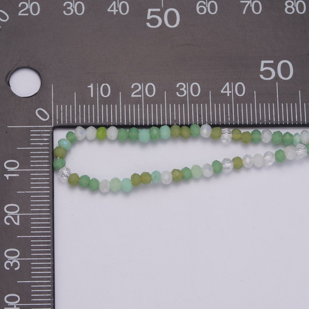 OS Green Aventurine Beaded Necklace 18 inch long + 2 inch extender Ready to Wear Bead Jewelry | WA-451 Clearance Pricing