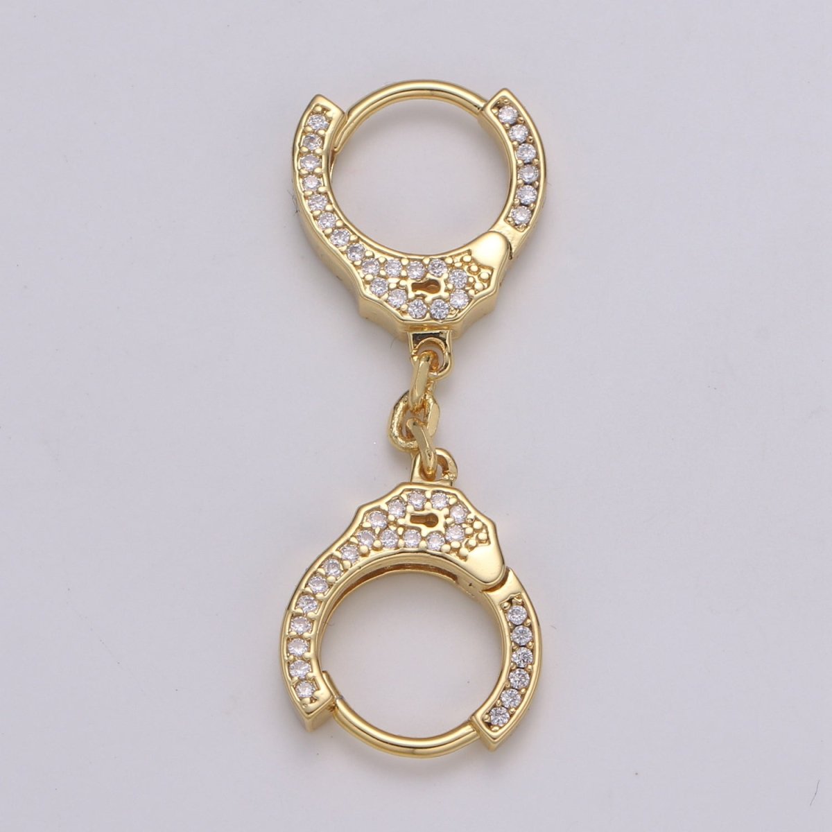 OS Handcuffs Gold Filled Huggies K-468
