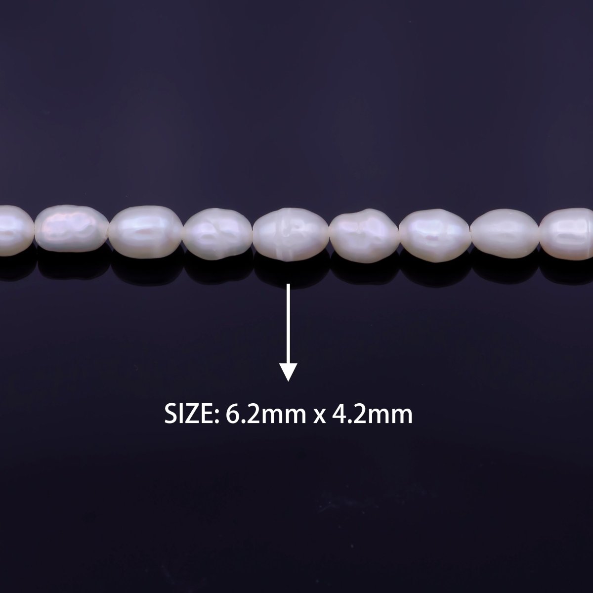 High Quality Grade AAA Natural Freshwater Baroque Seed Nugget Keshi Pearl Beads 4.2mm | WA-1335 Clearance Pricing