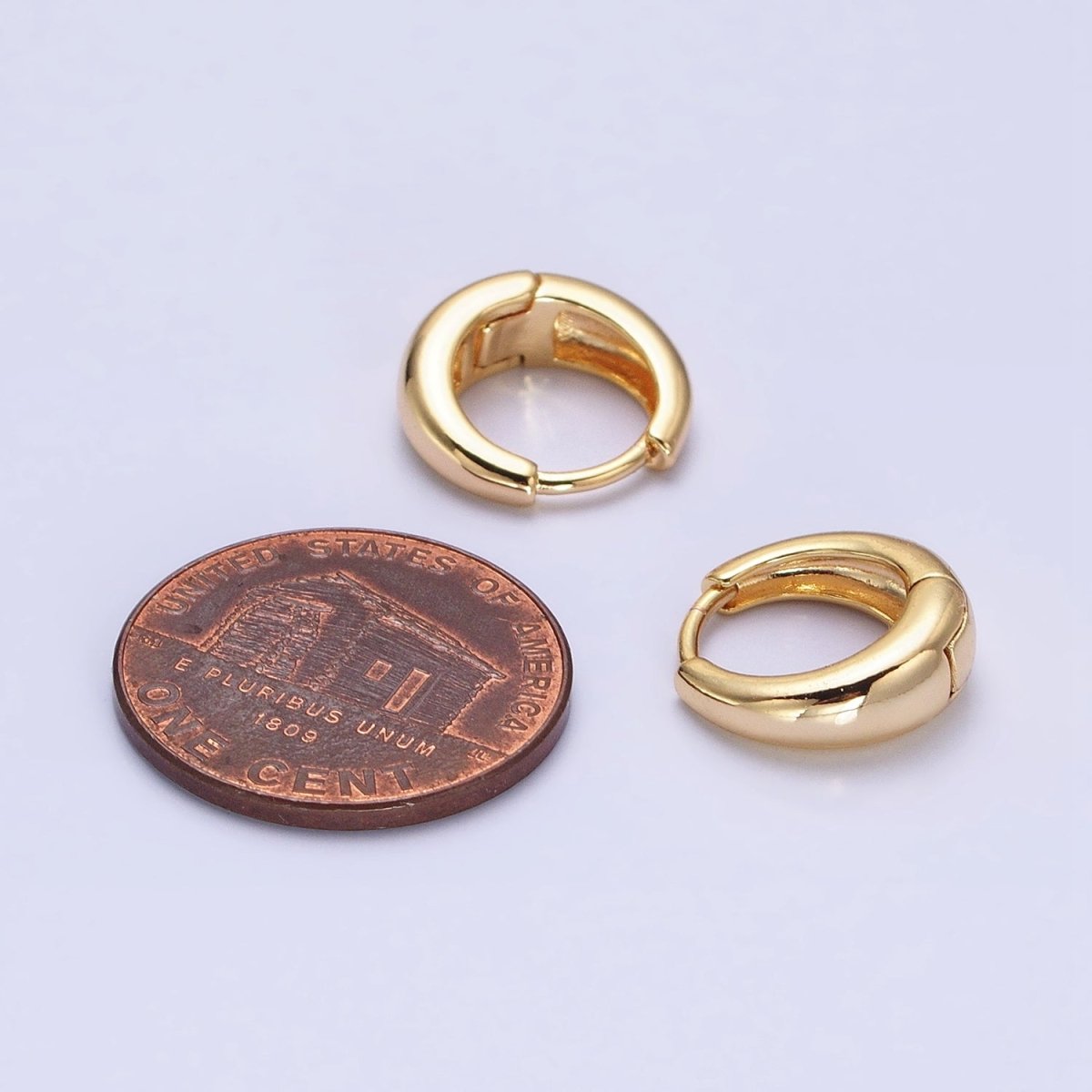 Huggie Earrings Minimalist Huggie Hoop Earrings • Perfect Simple Earrings For Her AB-665