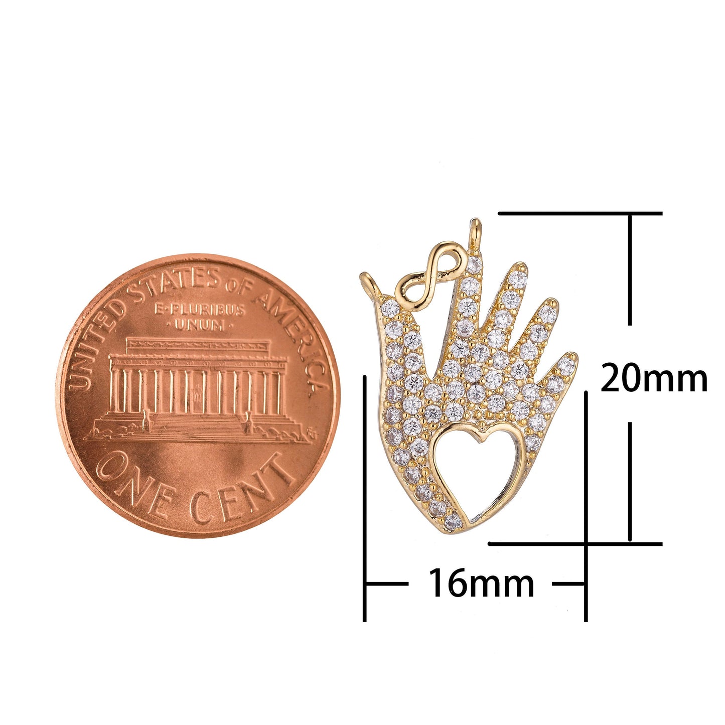 Dainty Gold Love Bird Dove Bracelet Connector, 18K Gold Filled Micro Pave CZ Charm, Eternal Forever Love Necklace Pendant for Jewelry Making F-238