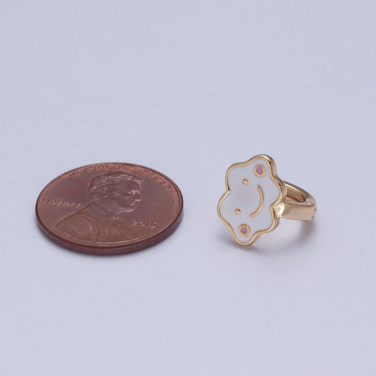 Kawaii Happy Cloud Huggie Earring T-504
