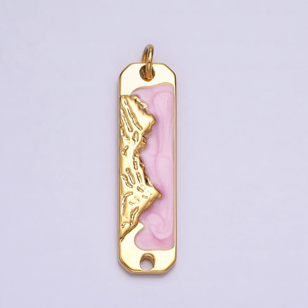 Long Bar Mountain Charm Silver Gold Mountain Range Peaks Hill Earth Day Necklace Pendant AC569 AC570 AC571 AC572