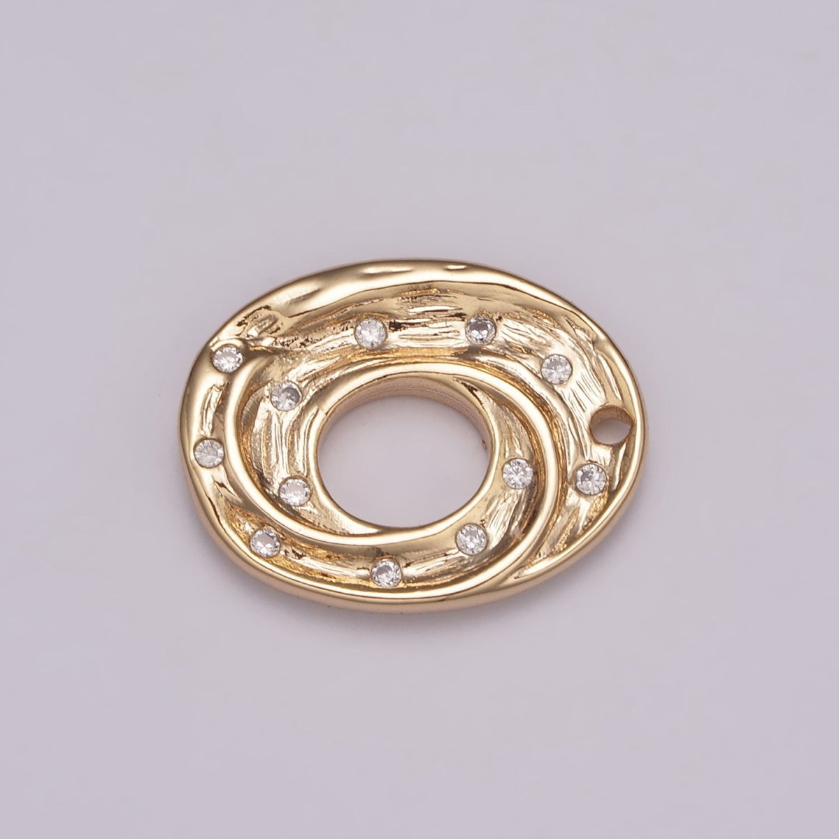 Mini Galaxy Space Charm 18K Gold Filled Celestial Star Charm N-160