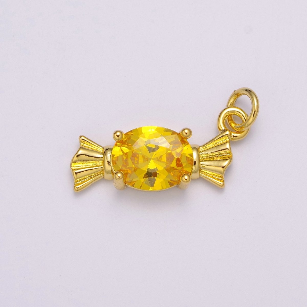 Mini Gold candy Charm necklace wrapped sweets love charm petite food pendant small fun simple delicate dainty gift, M-842-M-844