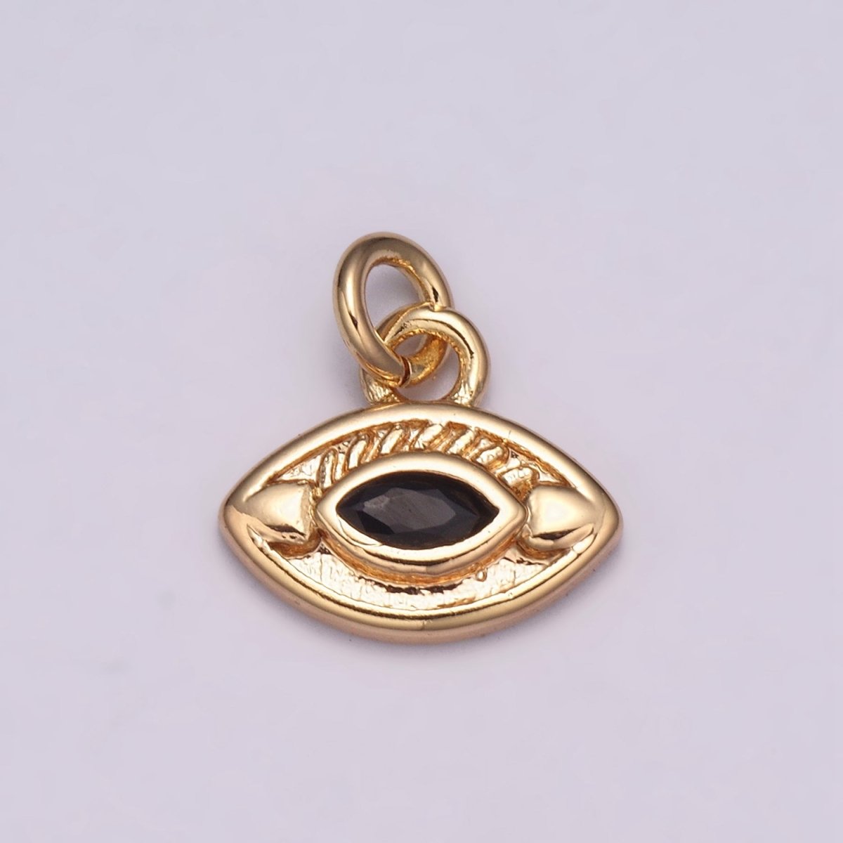 Mini Gold Evil Eye Charm Bracelet Making Craft Minimalist Amulet Cz Jewelry Protection Pendant  Good Luck Lucky Eye Charm E-703-E-706