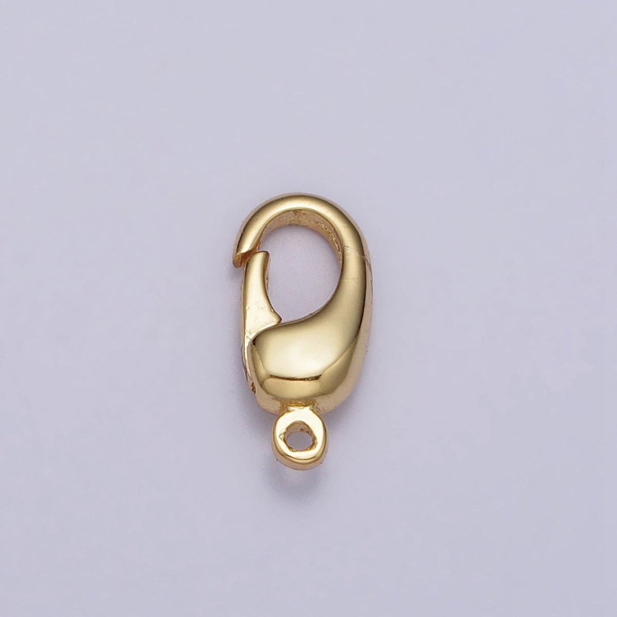 Mini Gold Push Clasp Wholesale Lobster Clasp Silver Lobster Claw for Jewelry Necklace Bracelet Anklet Making, Size 10.5 x 4.9mm Z-151 Z-152