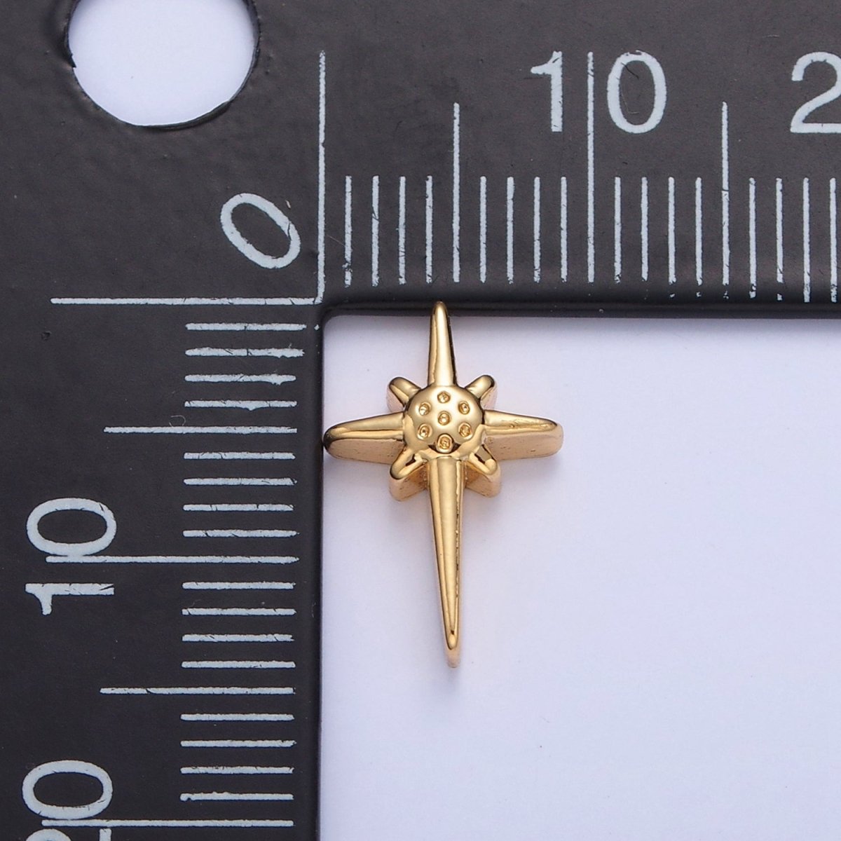 Mini North Star Bead for Bracelet Necklace Component W-851