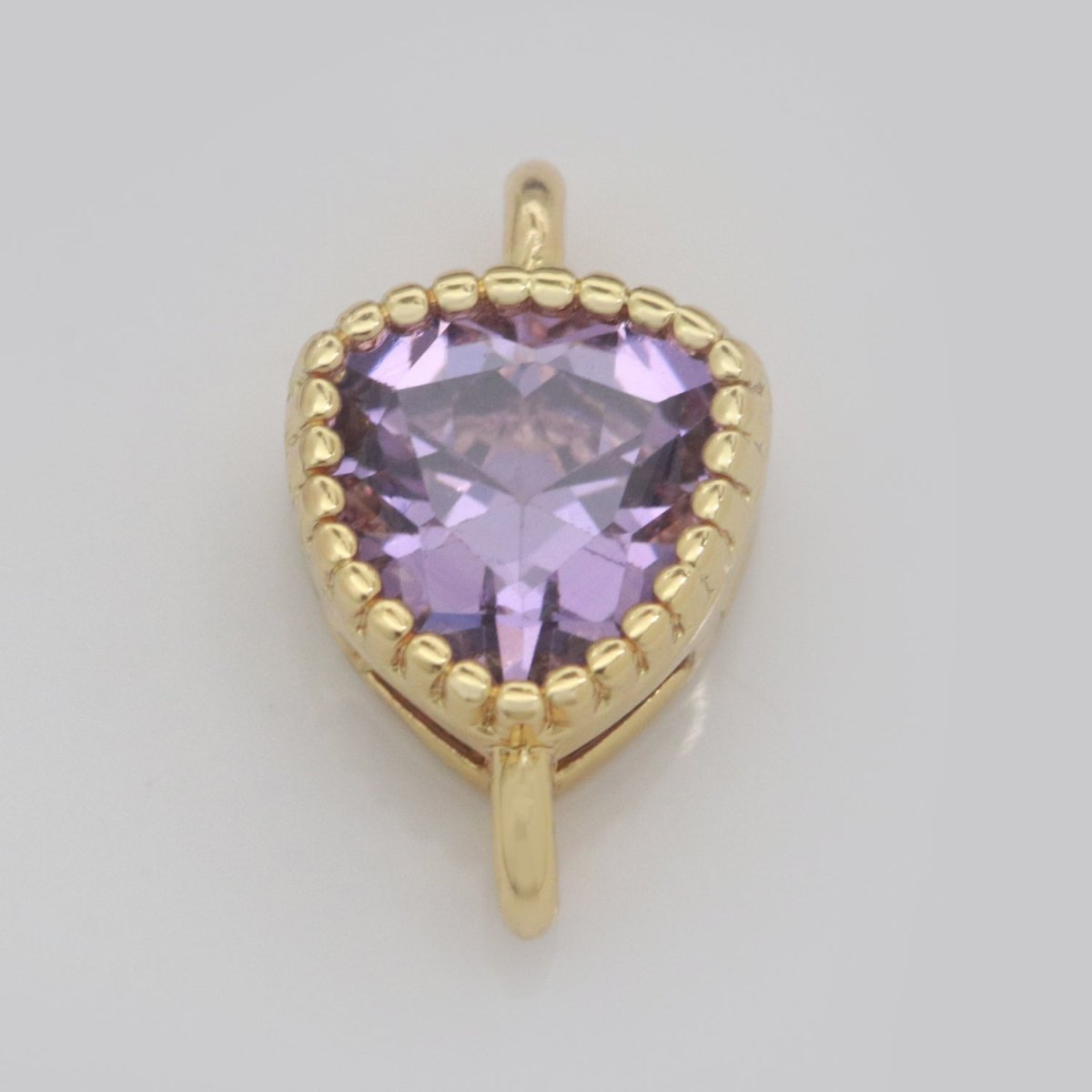 Mini Triangle Charm Connector Cubic Shield Cz Colorful Link Connector for Necklace Bracelet Earring Supply Y-346 - Y-353