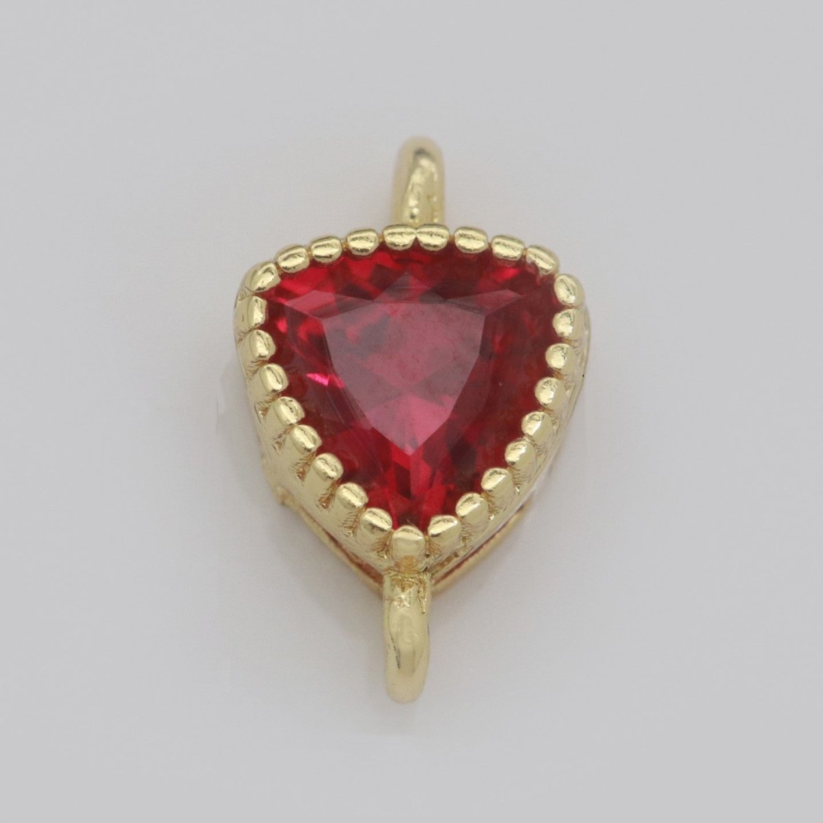 Mini Triangle Charm Connector Cubic Shield Cz Colorful Link Connector for Necklace Bracelet Earring Supply Y-346 - Y-353