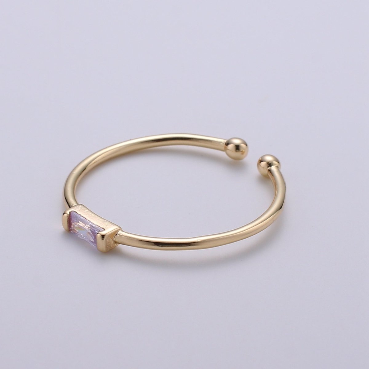 Minimalist Birthstone Ring • Cz Ring in Gold • Dainty Birthstone Ring • Stacking Ring • Valentine Gifts for Mom Wife Friend  R-216 R-218 R-219 R-220 R-223