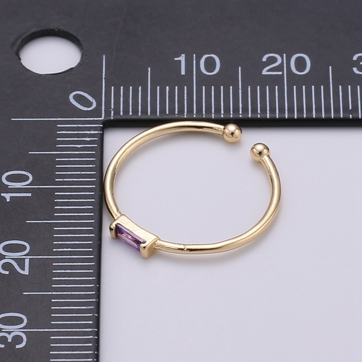 Minimalist Birthstone Ring • Cz Ring in Gold • Dainty Birthstone Ring • Stacking Ring • Valentine Gifts for Mom Wife Friend  R-216 R-218 R-219 R-220 R-223