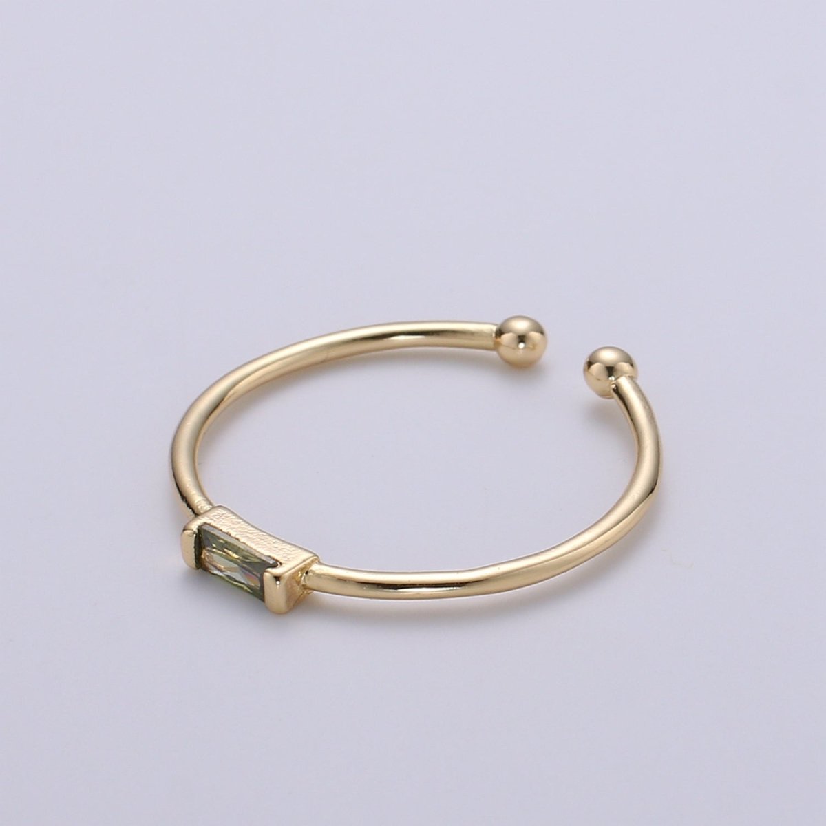 Minimalist Birthstone Ring • Cz Ring in Gold • Dainty Birthstone Ring • Stacking Ring • Valentine Gifts for Mom Wife Friend  R-216 R-218 R-219 R-220 R-223