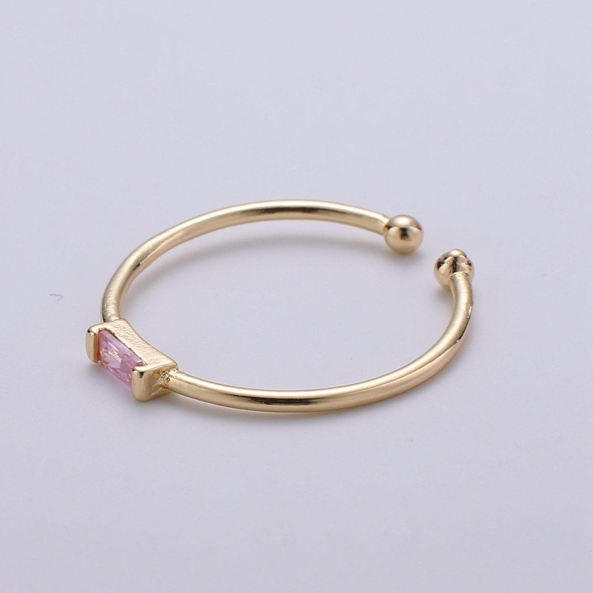 Minimalist Birthstone Ring • Cz Ring in Gold • Dainty Birthstone Ring • Stacking Ring • Valentine Gifts for Mom Wife Friend  R-216 R-218 R-219 R-220 R-223