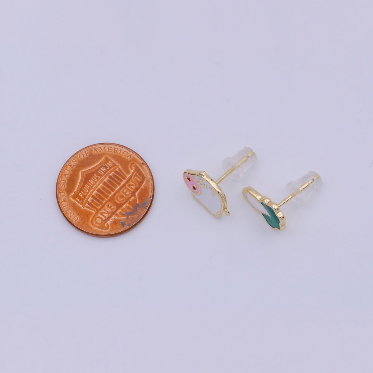 Mismatched Adorable Pig Earring Stud Set Cabbage Vegetable Stud Q-291