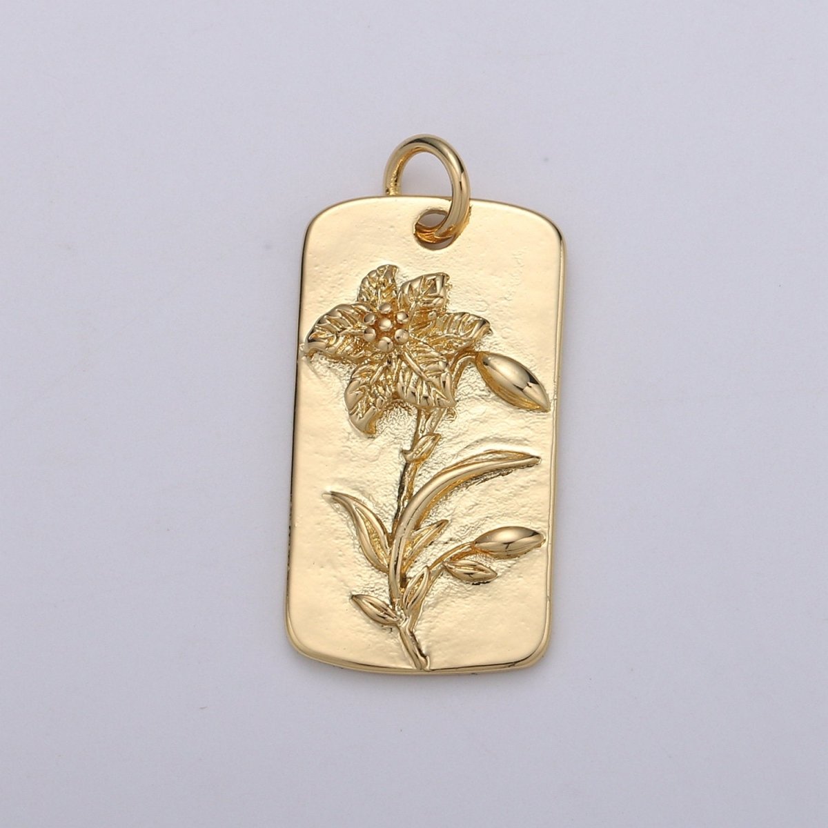 Narcissus Flower Charms, Gold Narcissus Pendant, Dainty Narcissus Charm, Small Wild Flower Charm for Necklace Floral Flower Jewelry D-754