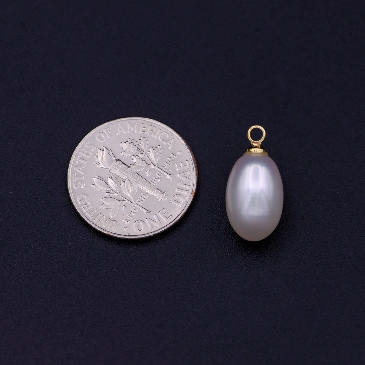 Natural White Teardrop Pearl Charm Natural Freshwater Pearl Necklace, Mauve Champagne Single Keshi Pendant, Bridesmaid Jewelry Gift P-1763