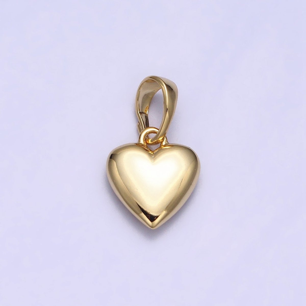 OS 14K Gold Filled Double Sided Heart Filigree Mini Valentine Pendant | AA040