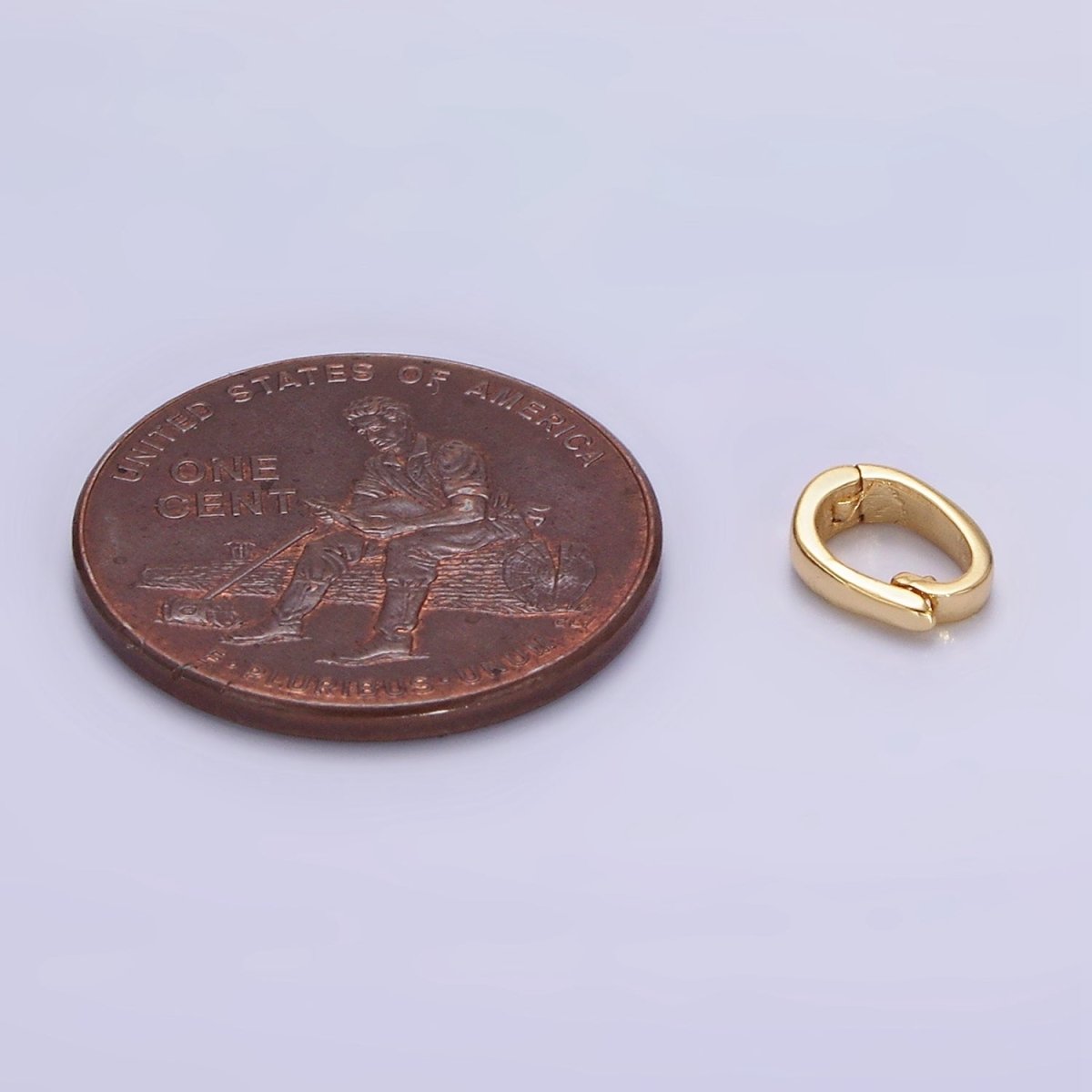 16K Gold Filled Clap Bail for Pendant Jewelry Kit Supplies For DIY Jewelry Making | Z-491