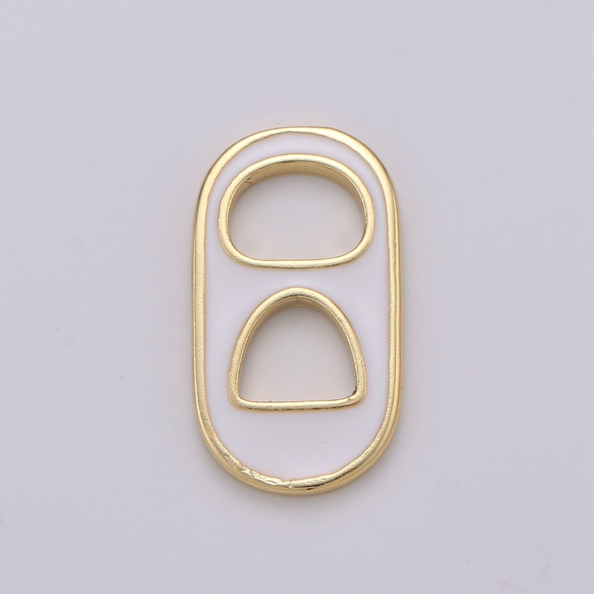 Pastel Color Enamel Soda Tab Charm Gold Soda Pull-tab Pendant Charm For Earring Bracelet Necklace Jewelry Making Supplies C-781~C-790