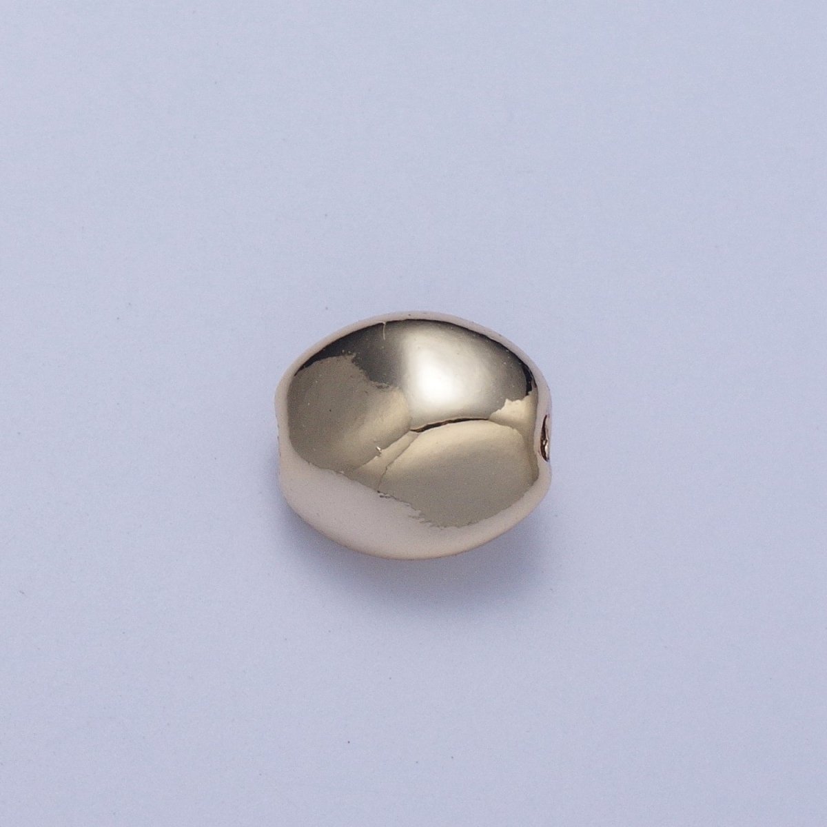 Pieces Pack Abstract Oval 7mmx6.5mm Geometric Spacer Beads Jewelry Findings in Gold & Silver B-097 B-101