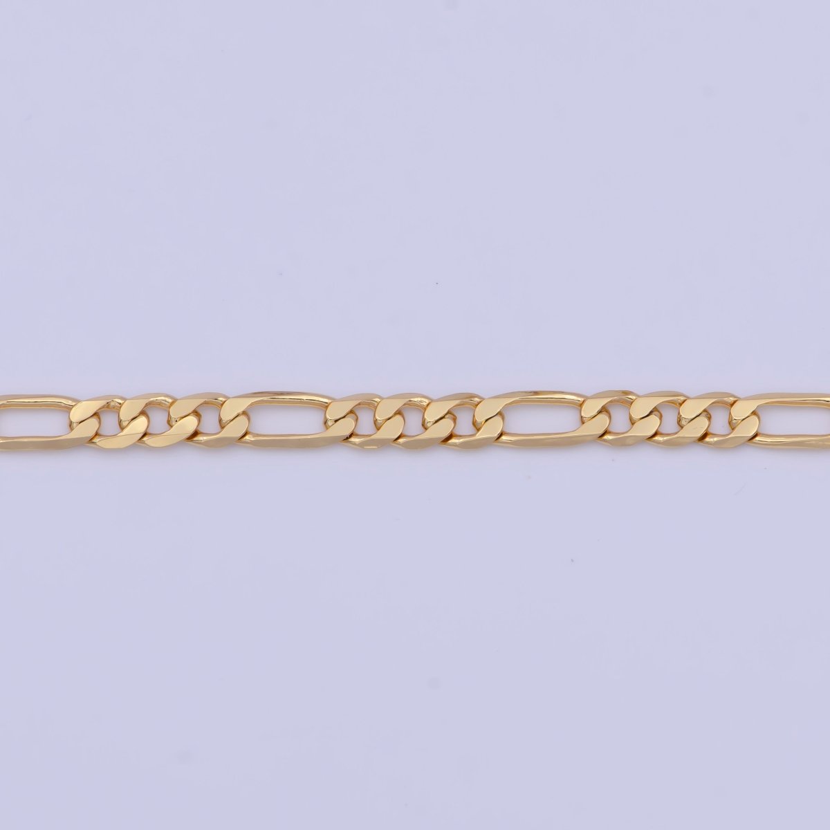 Ready to Use Gold Filled Figaro Necklace Chain, Layering Figaro Chain, Dainty 3.3mm Figaro Necklace w/Lobster Clasps | WA-1363 WA-1407 WA-1408 Clearance Pricing