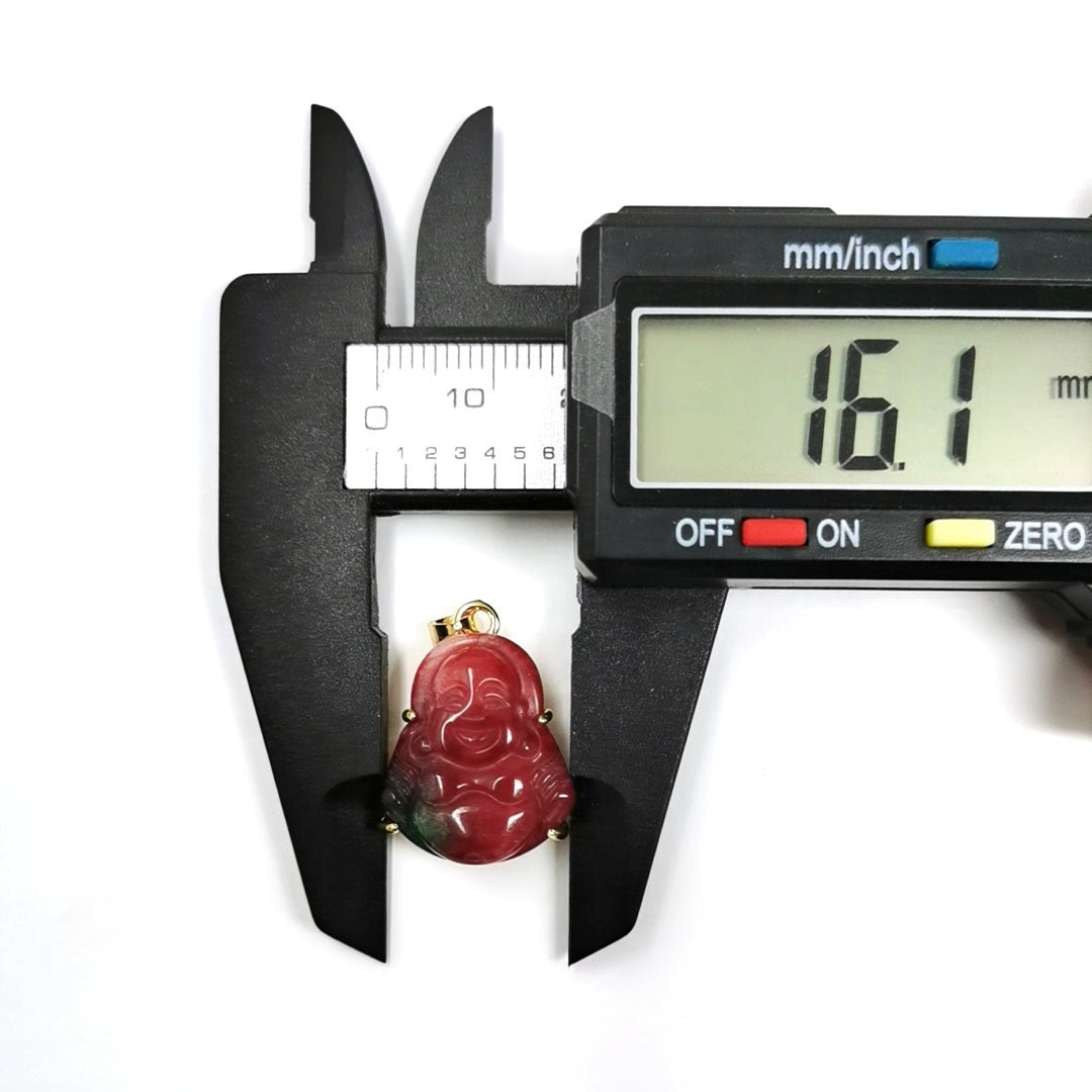 Red Buddha Jade Gold Filled AH-263
