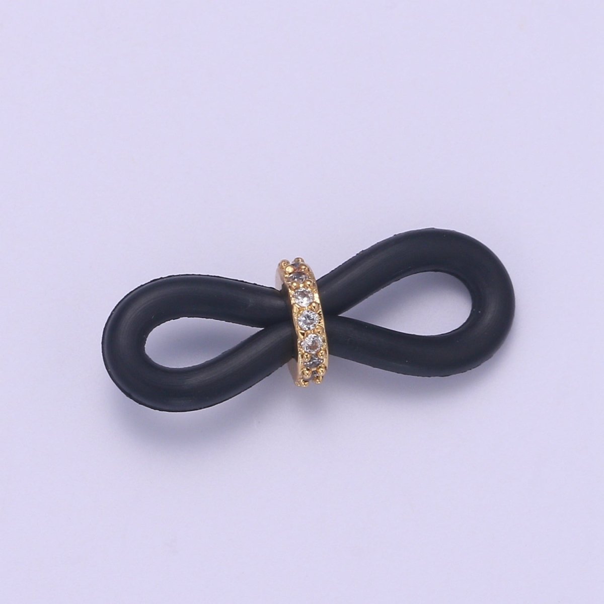 Rubber parts with Adjustable Cz Beads, Rubber Ends for Facemask Eyewear holder, One Pair of Rubber Grips, Replacement parts / One Pair L-238~L-253