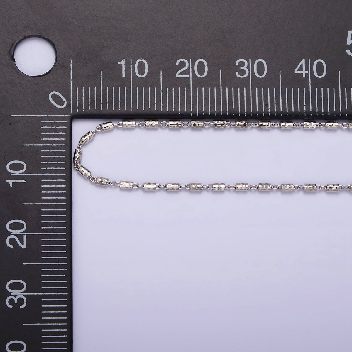 S925 Sterling Silver 1.3mm Dainty Tube 15.5 Inch Chain Necklace | WA-1970 Clearance Pricing
