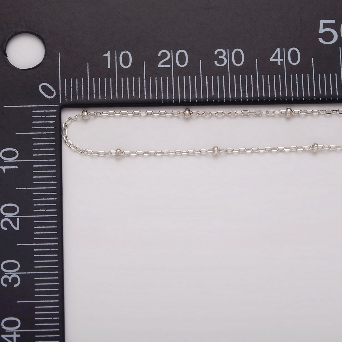 S925 Sterling Silver 1.5mm Satellite Cable Unfinished Chain For Jewelry Making | ROLL-1480