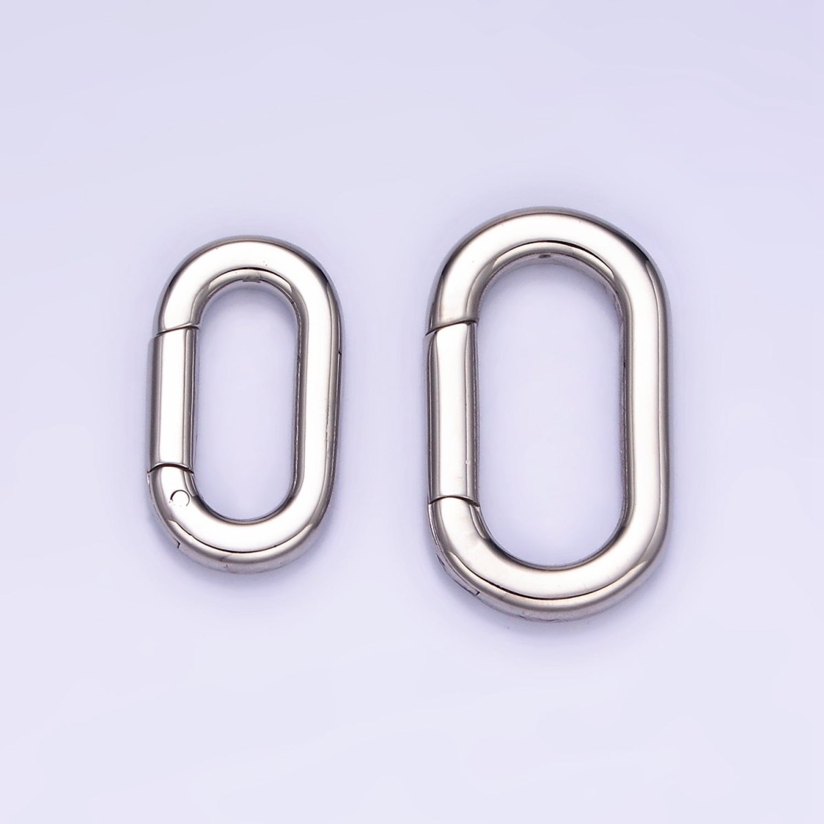 Stainless Steel 18mm, 22mm Oblong Spring Gate Findings | Z772