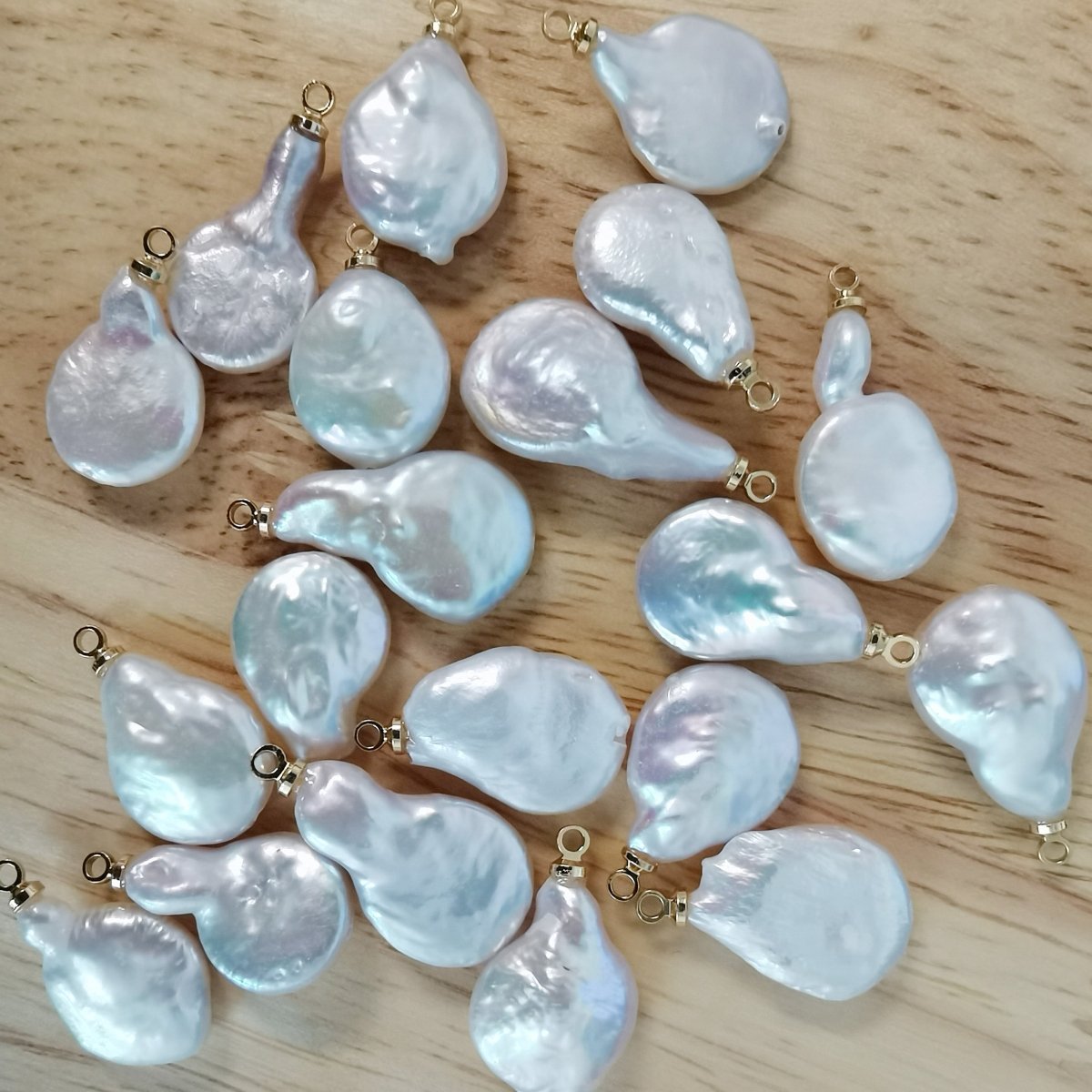 Semi Baroque Freshwater Pearl Charm P-1797