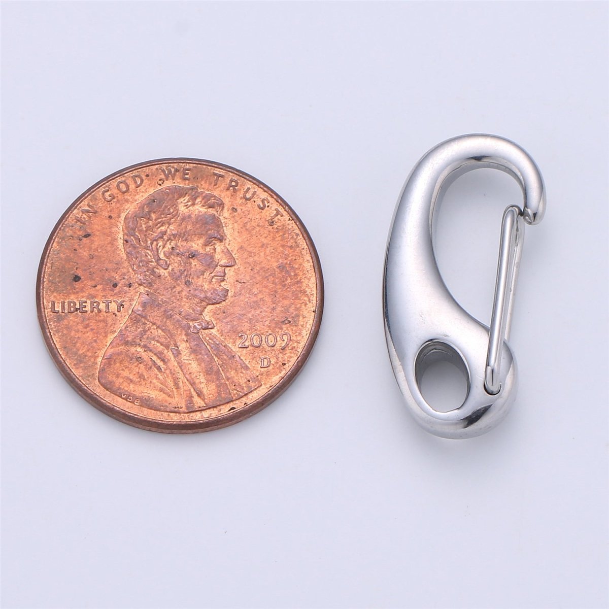 Silver Gold Filled Safety Pin Beads K-170