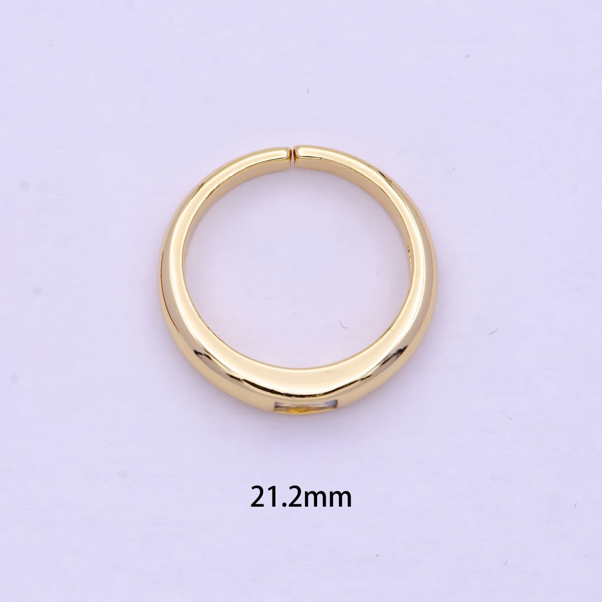 Simple Gold Filled Ring Minimalist Wedding Ring U-265