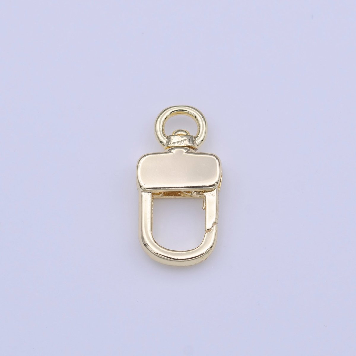 Small Gold Swivel Parrot Snap Push Gate Clasps Closure For Jewelry Making | K-248