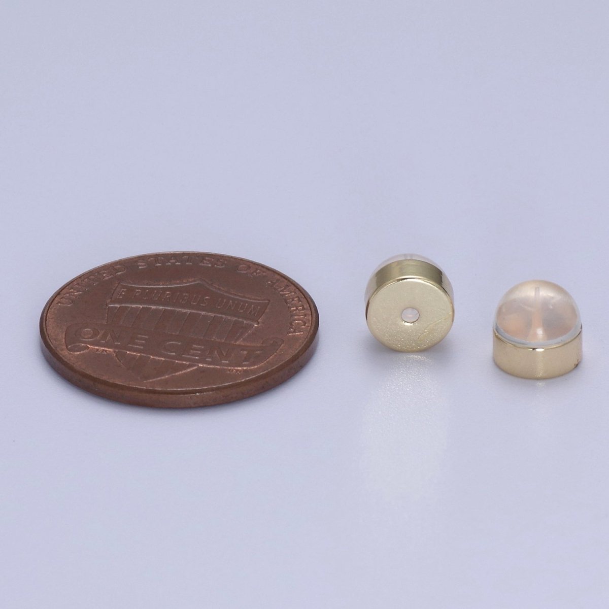 Soft Silicone Earring Backs for Studs Gold/Silver Rubber Earring Backs Replacements Hypoallergenic Safety Plastic Earring Back for Earring K-217
