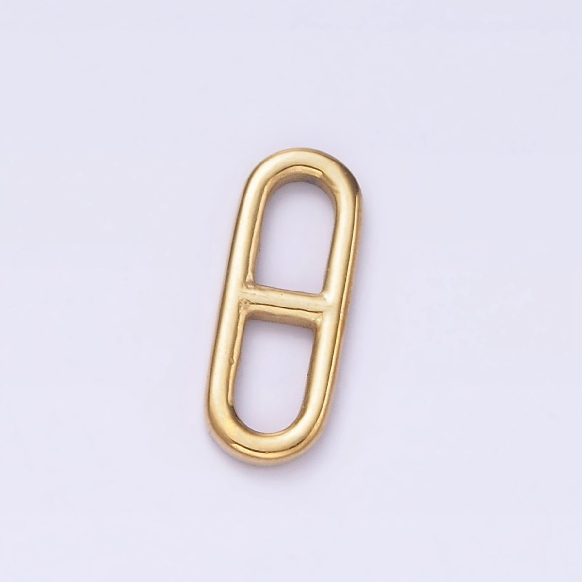 OS Stainless Steel 12.5mm Oblong Anchor Bar Link Jewelry Making Supply | Z-471